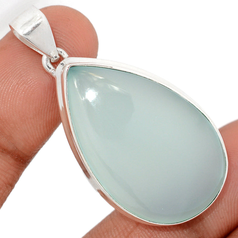 1.8" Aqua Chalcedony Pendants - AQCP1055