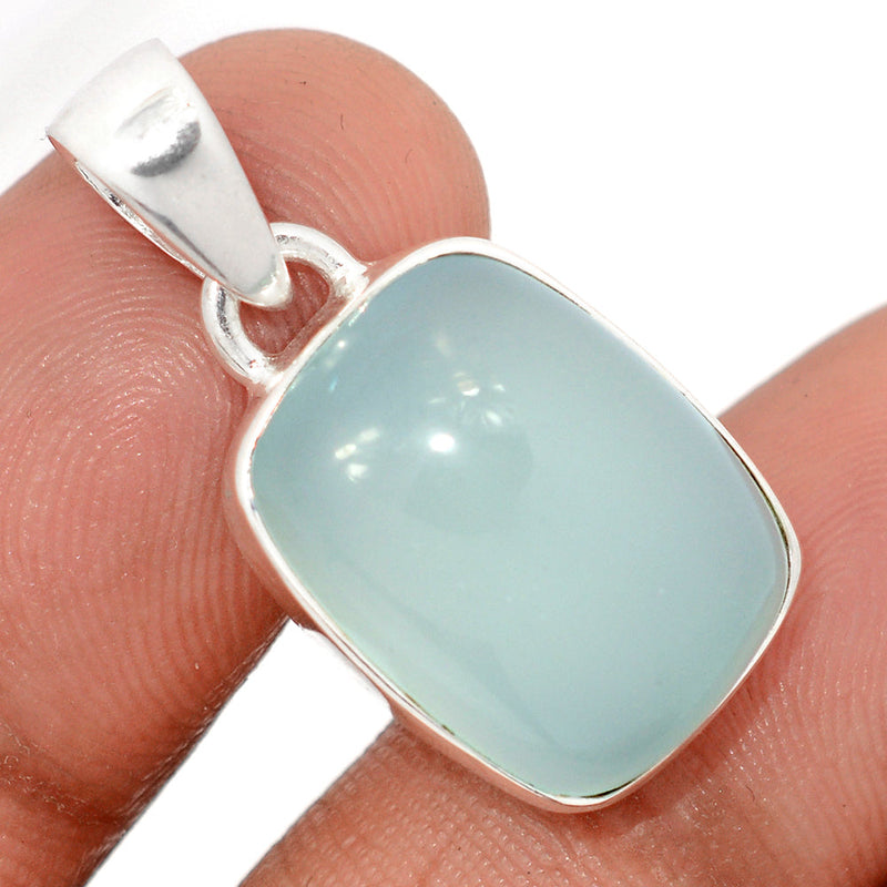 1.1" Aqua Chalcedony Pendants - AQCP1059