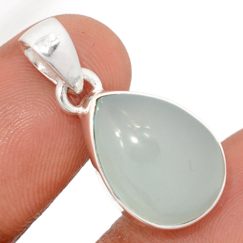 1.1" Aqua Chalcedony Pendants - AQCP1061