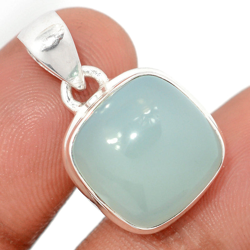 1" Aqua Chalcedony Pendants - AQCP1062
