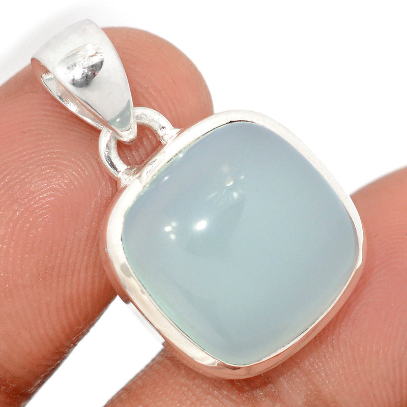 1.1" Aqua Chalcedony Pendants - AQCP1063