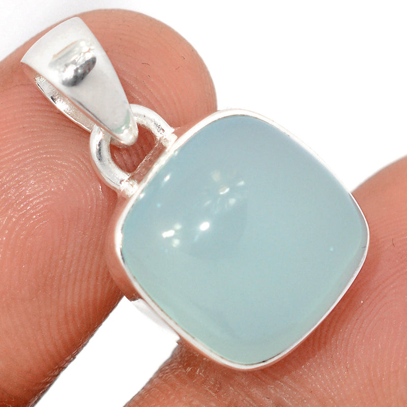 1" Aqua Chalcedony Pendants - AQCP1064