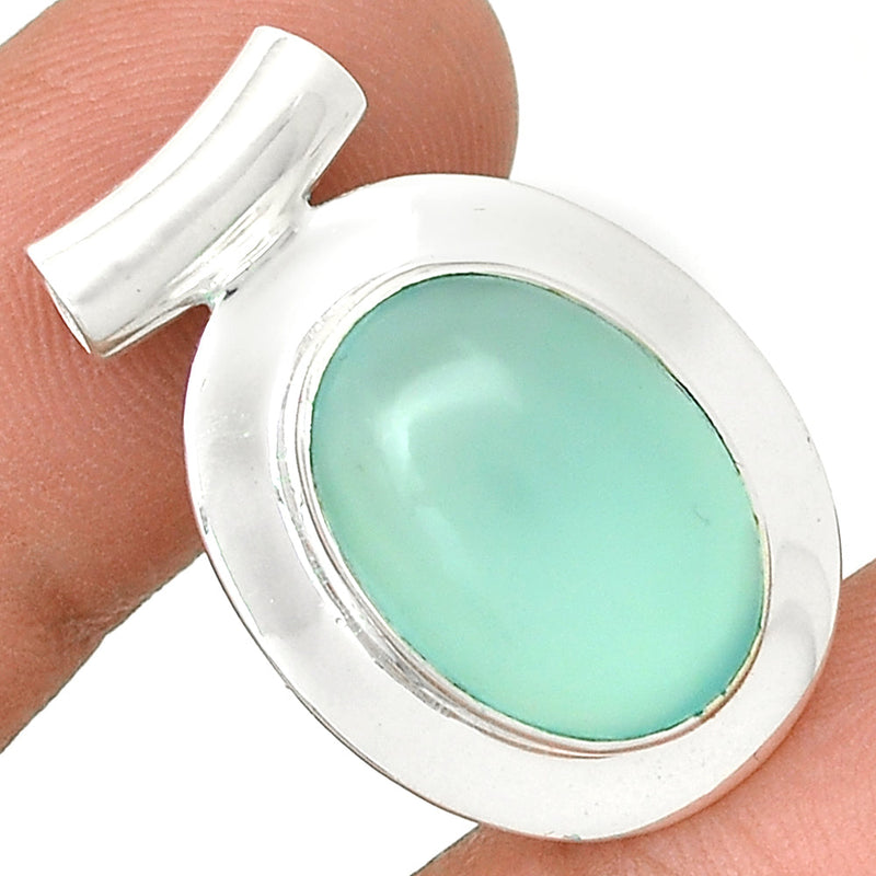 1.2" Diva - Aqua Chalcedony Pendants - AQCP588