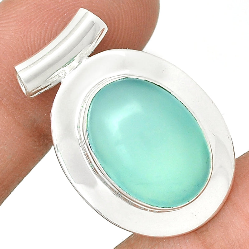 1.2" Diva - Aqua Chalcedony Pendants - AQCP601