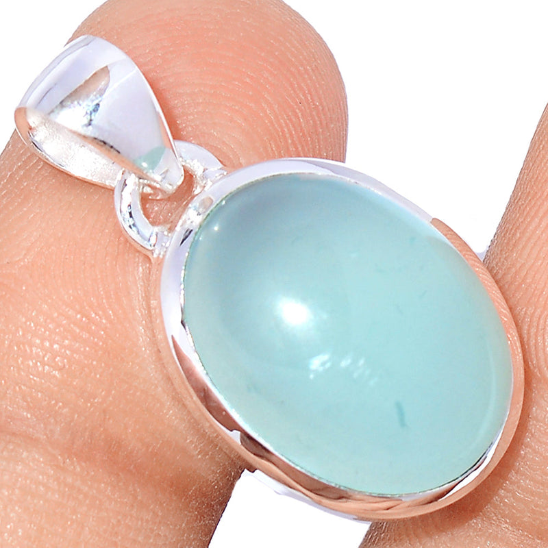 1.1" Aqua Chalcedony Pendants - AQCP941