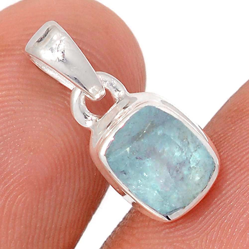 0.7" Aquamarine Faceted Pendants - AQFP1592