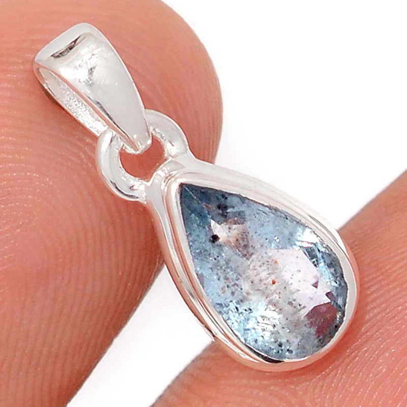 0.8" Aquamarine Faceted Pendants - AQFP1593