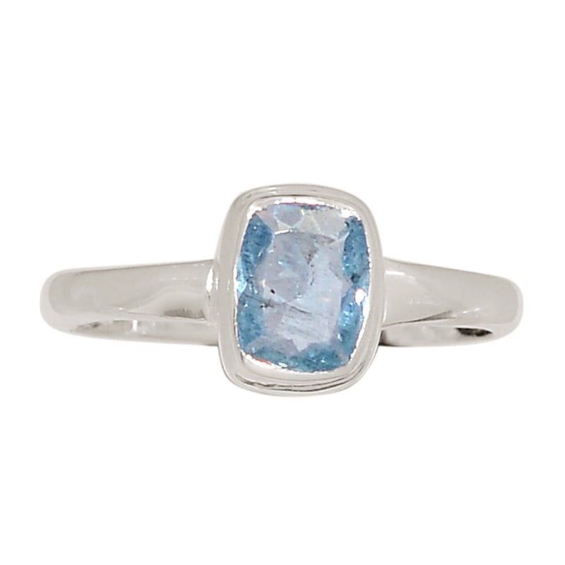 Aquamarine Faceted Ring - AQFR13