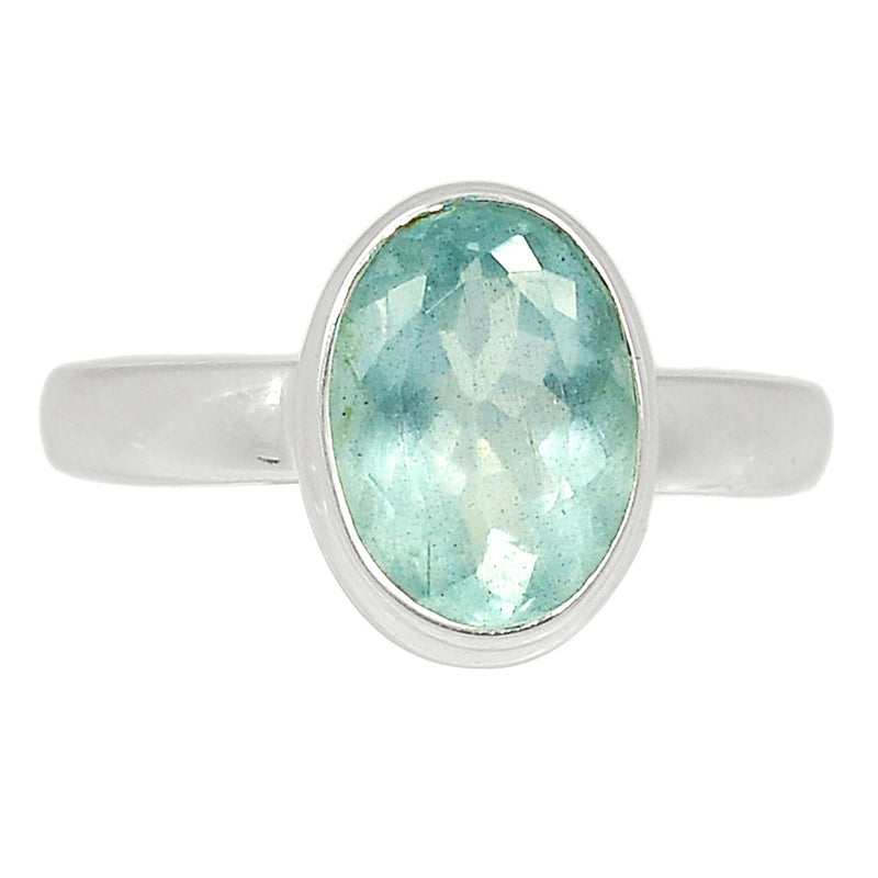 Aquamarine Faceted Ring - AQFR2023