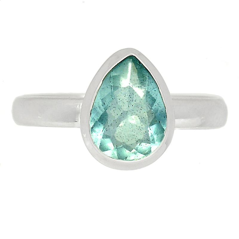 Aquamarine Faceted Ring - AQFR2029