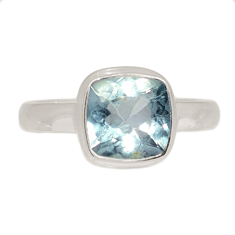 Aquamarine Faceted Ring - AQFR2071