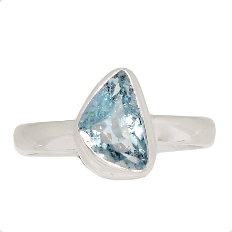 Aquamarine Faceted Ring - AQFR2072