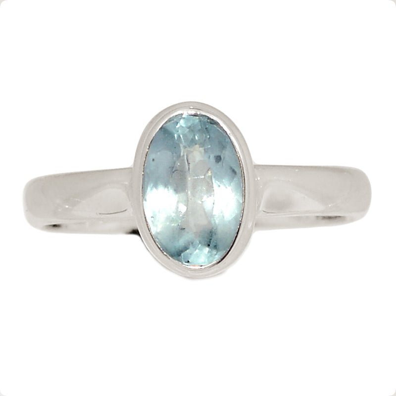 Aquamarine Faceted Ring - AQFR2086