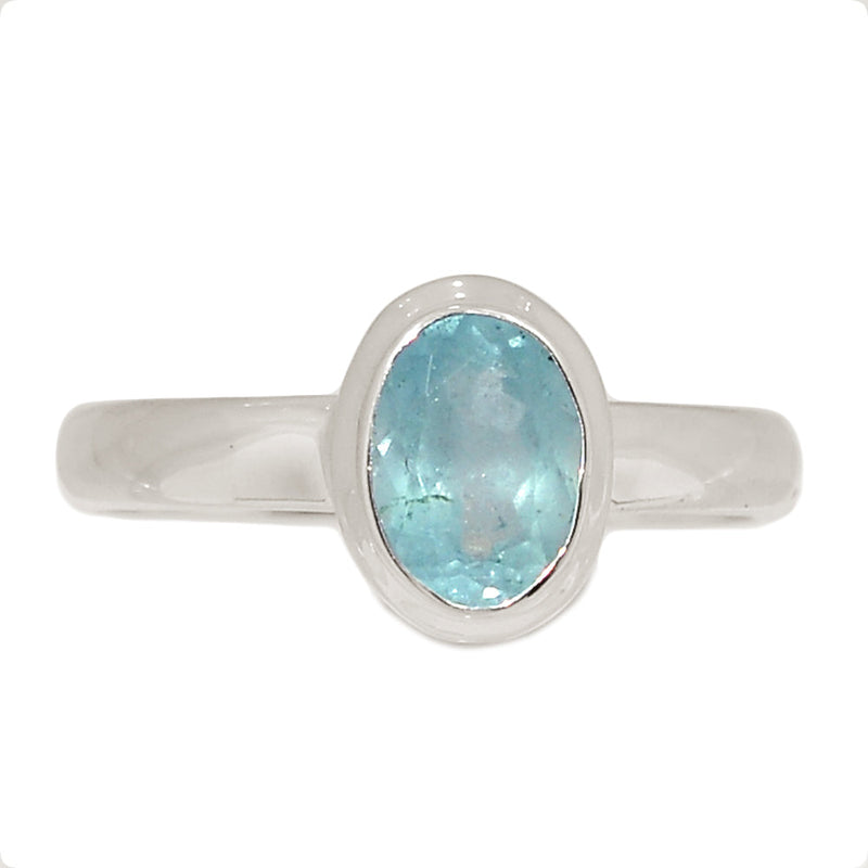 Aquamarine Faceted Ring - AQFR2088