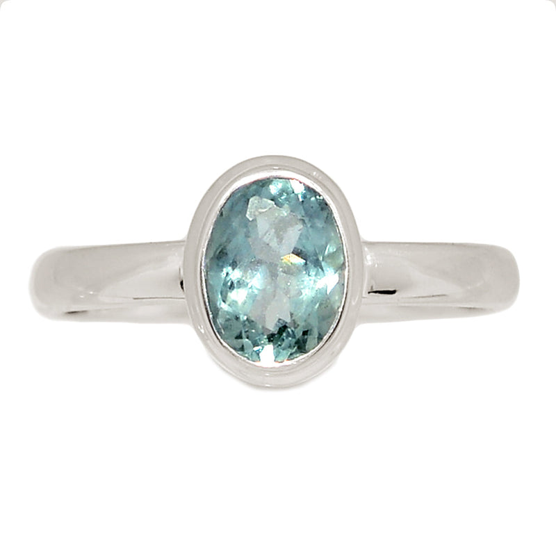 Aquamarine Faceted Ring - AQFR2091