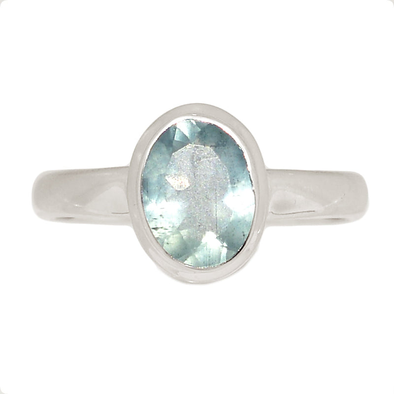 Aquamarine Faceted Ring - AQFR2093