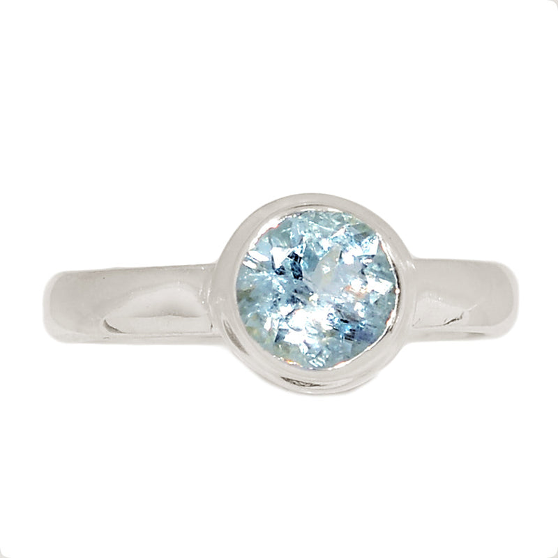 Aquamarine Faceted Ring - AQFR2112
