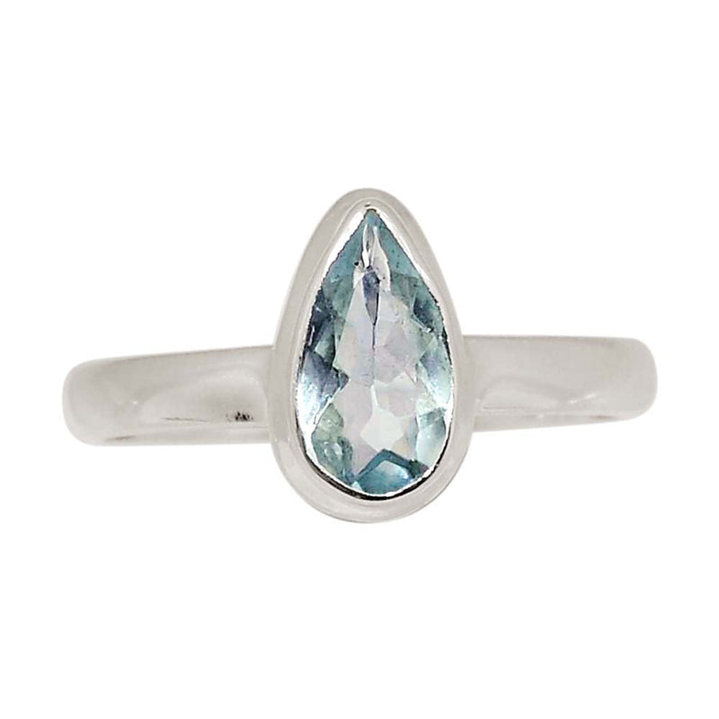 Aquamarine Faceted Ring - AQFR2132