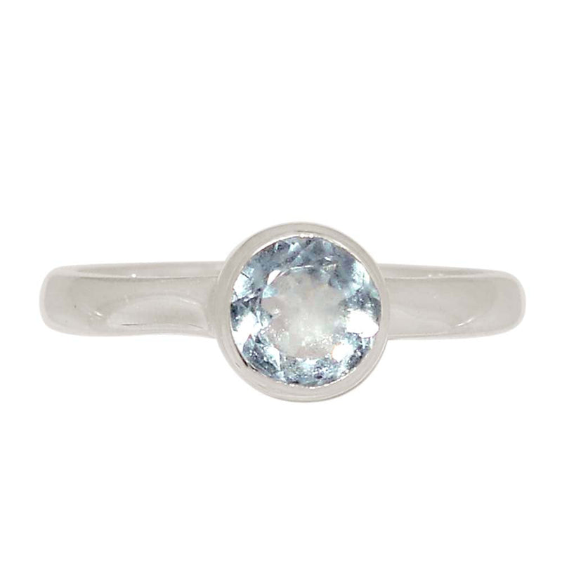 Aquamarine Faceted Ring - AQFR2136