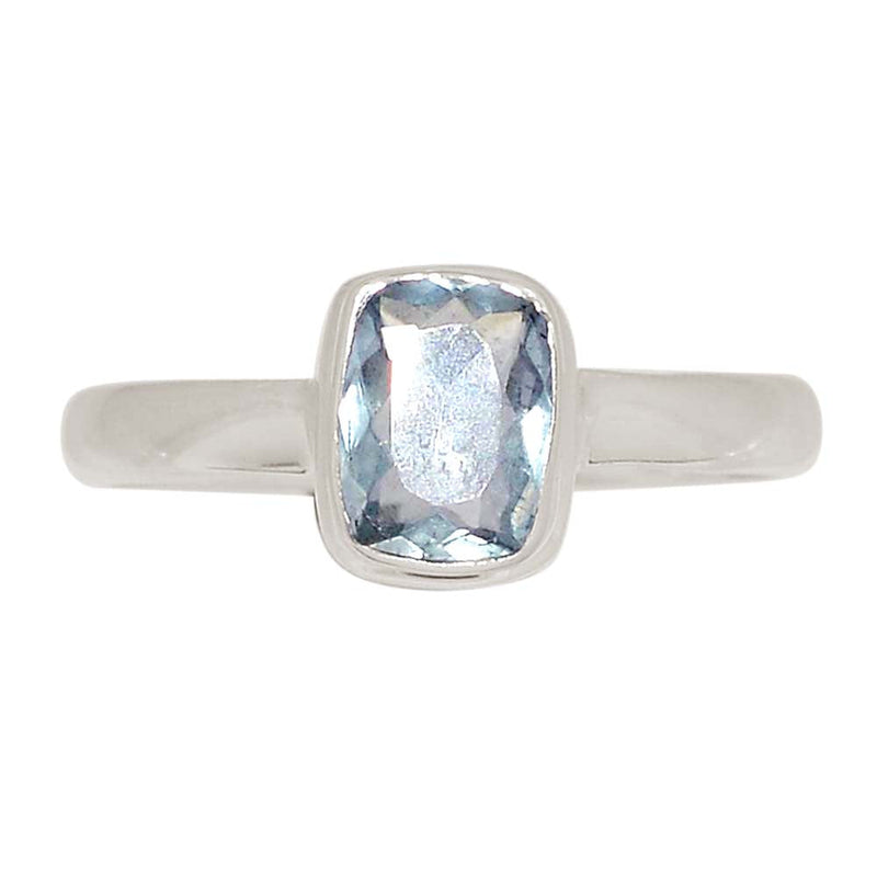 Aquamarine Faceted Ring - AQFR2137