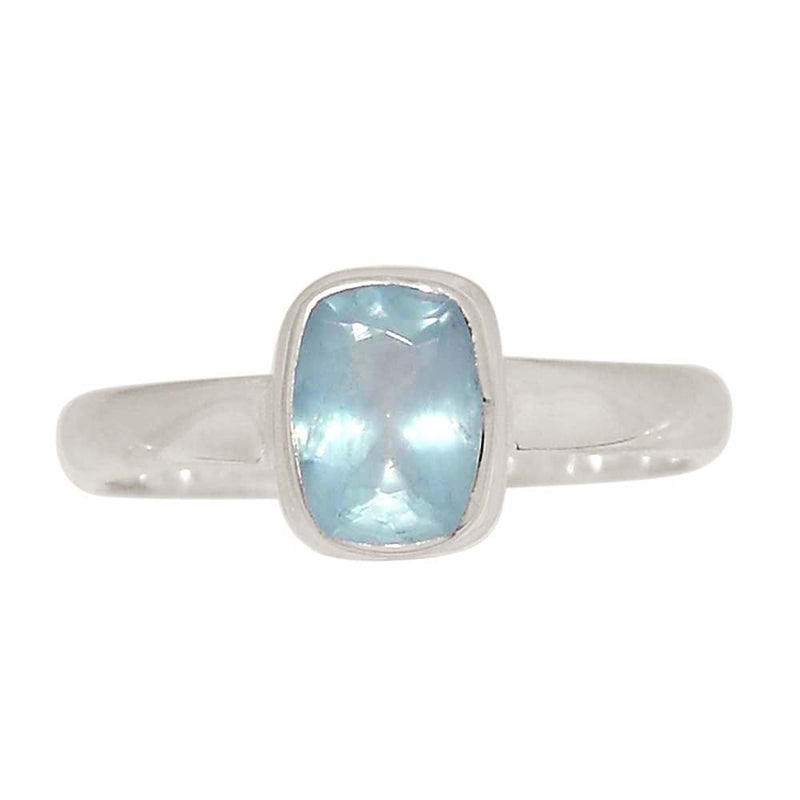 Aquamarine Faceted Ring - AQFR2141