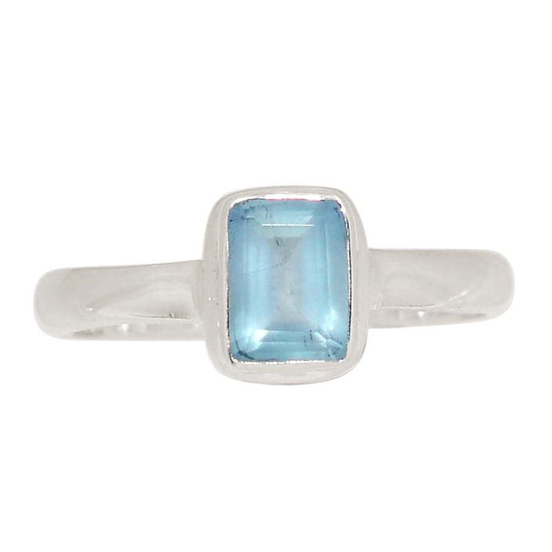 Aquamarine Faceted Ring - AQFR2146