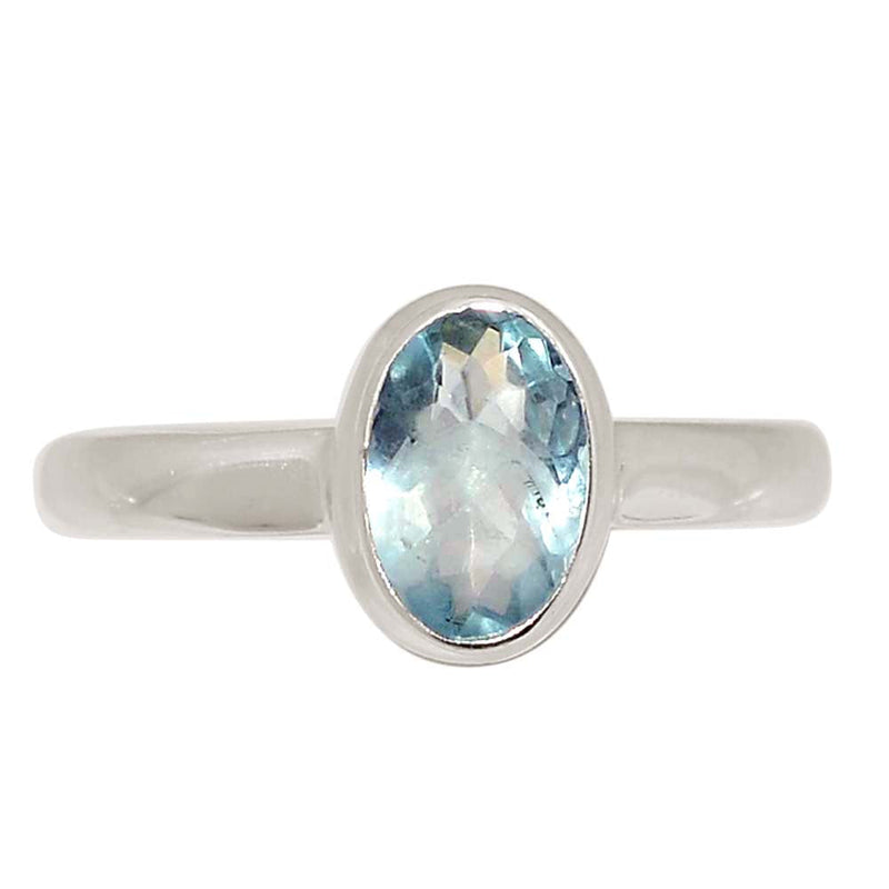 Aquamarine Faceted Ring - AQFR2147