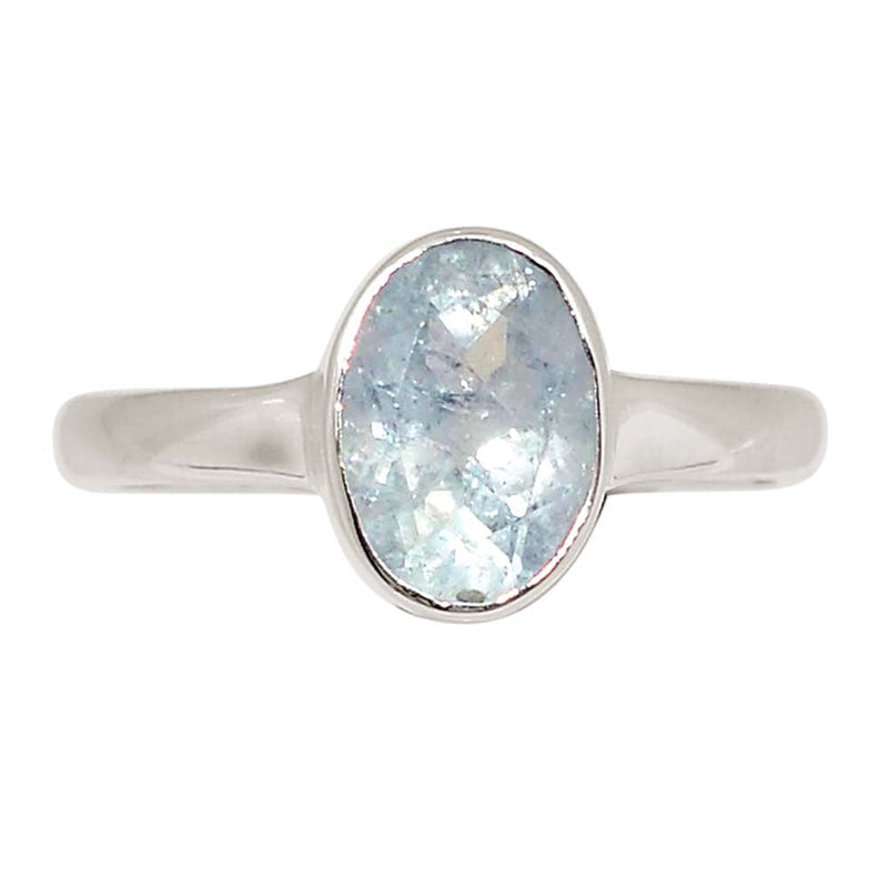 Aquamarine Faceted Ring - AQFR2152