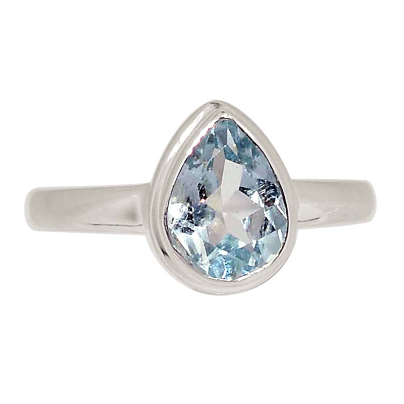Aquamarine Faceted Ring - AQFR2153