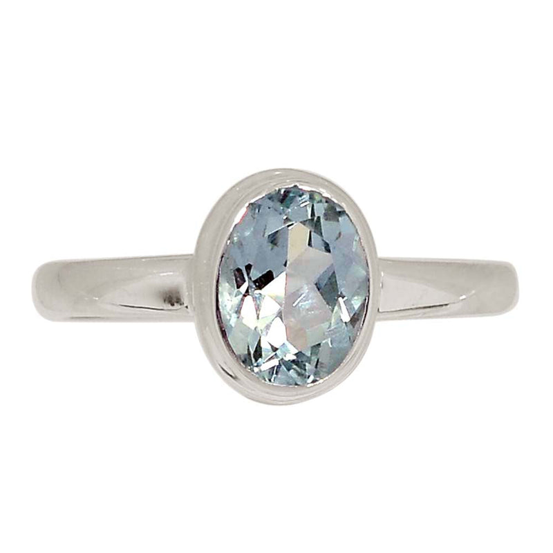 Aquamarine Faceted Ring - AQFR2156