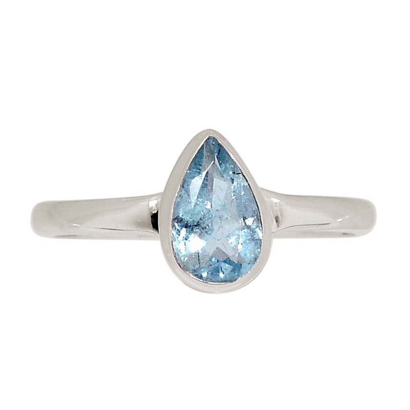 Aquamarine Faceted Ring - AQFR2157