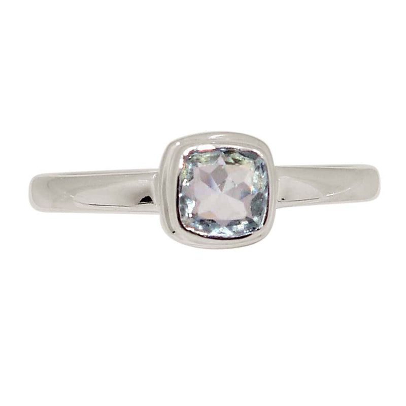 Aquamarine Faceted Ring - AQFR2160