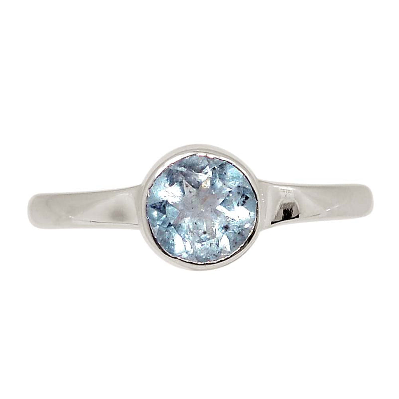 Aquamarine Faceted Ring - AQFR2162