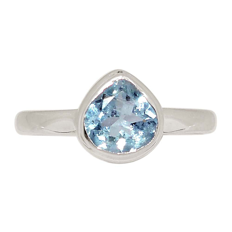 Aquamarine Faceted Ring - AQFR2167