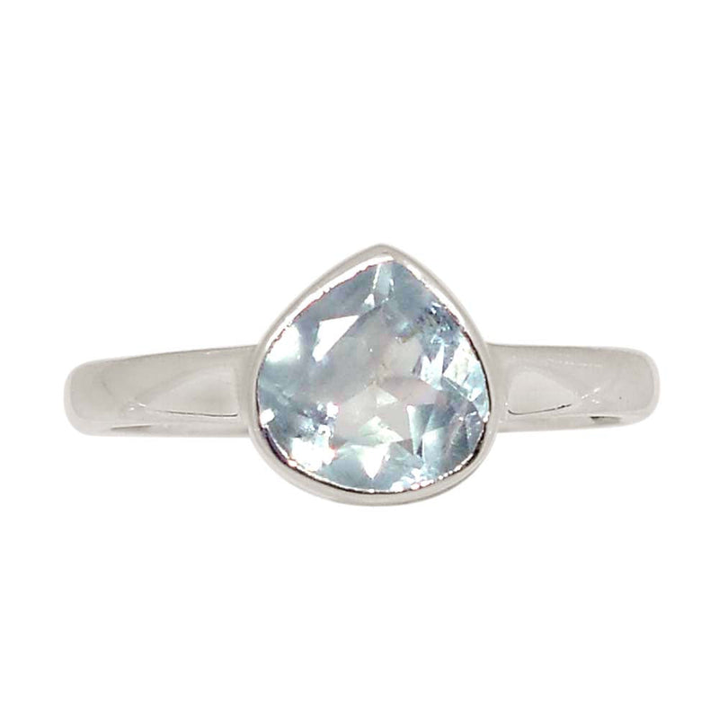 Aquamarine Faceted Ring - AQFR2170
