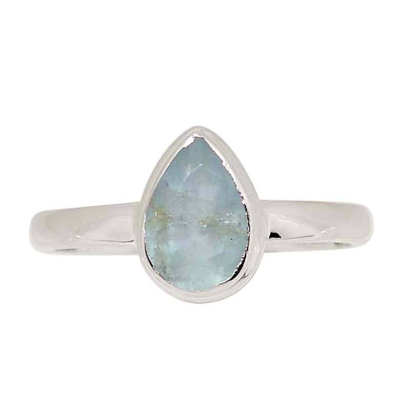 Aquamarine Faceted Ring - AQFR2171