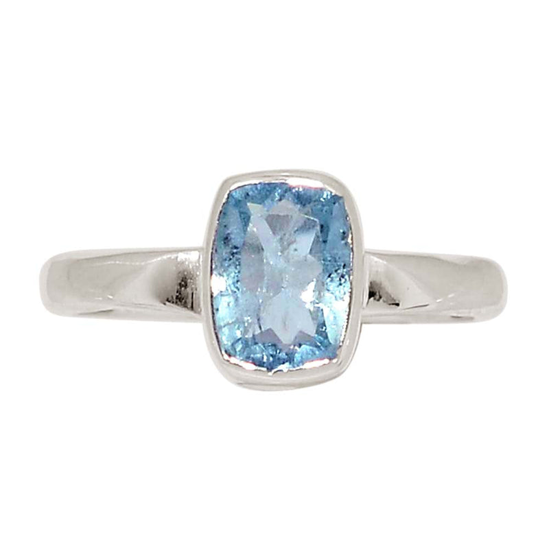 Aquamarine Faceted Ring - AQFR2172