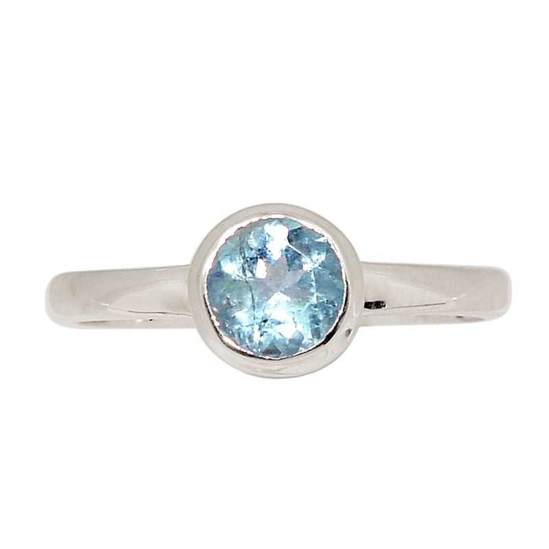 Aquamarine Faceted Ring - AQFR2174