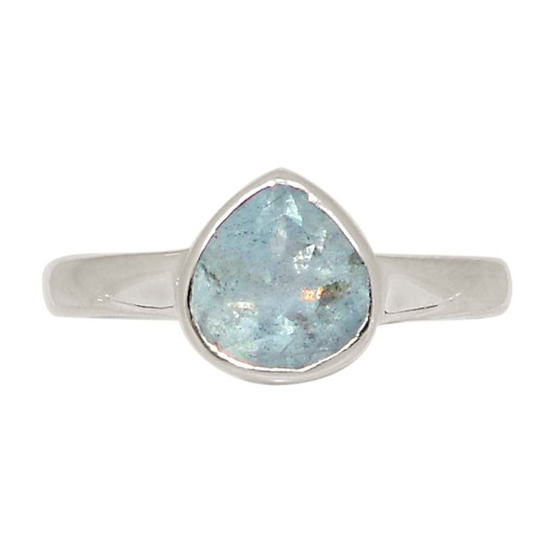 Aquamarine Faceted Ring - AQFR2178