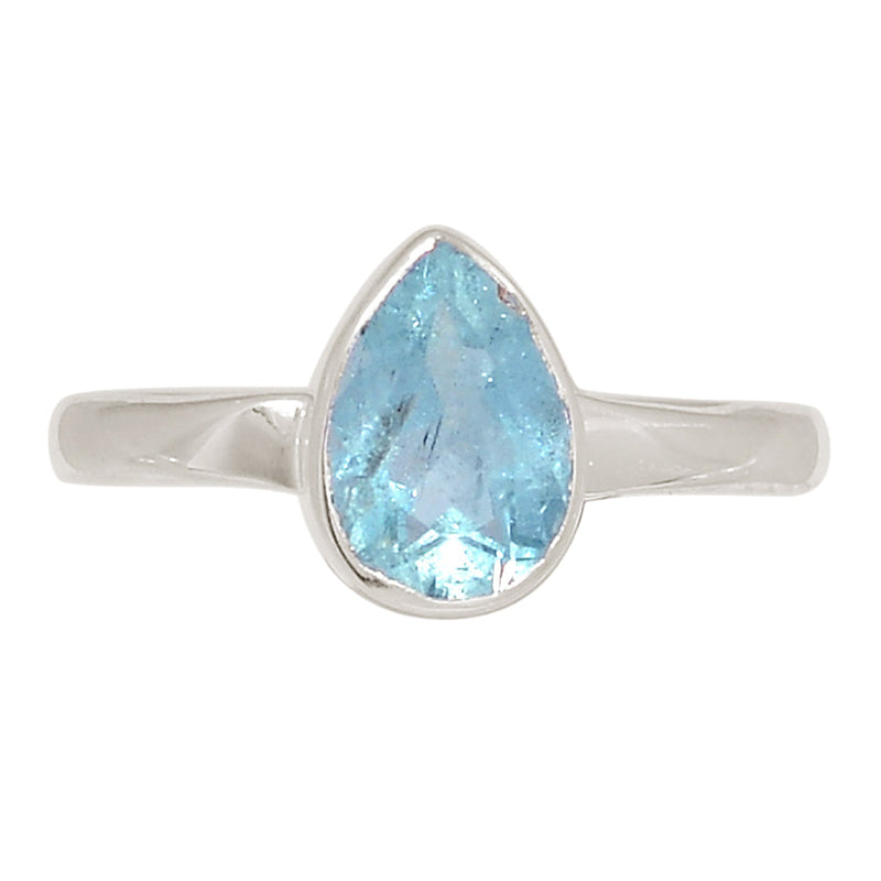 Aquamarine Faceted Ring - AQFR5