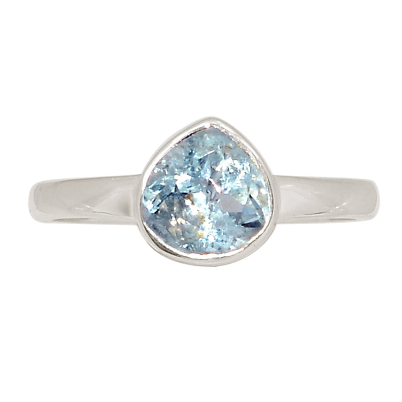 Aquamarine Faceted Ring - AQFR7