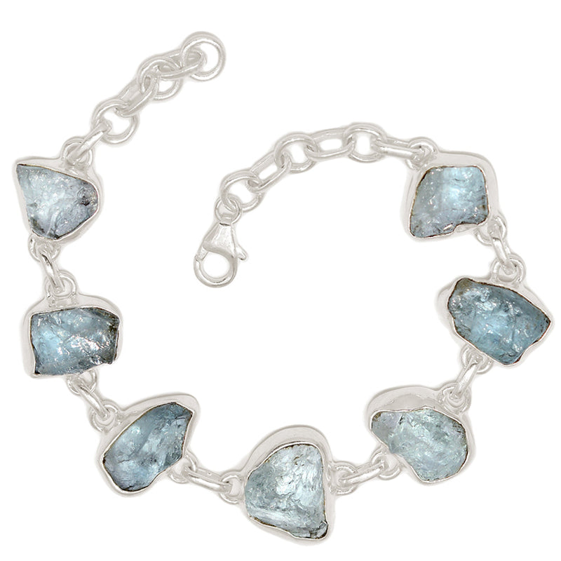 9.5" Aquamarine Rough Bracelets - AQRB76