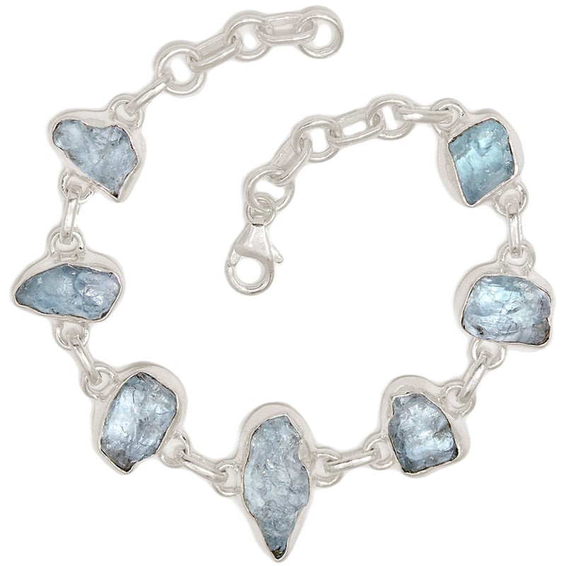 8.1" Aquamarine Rough Bracelets - AQRB83