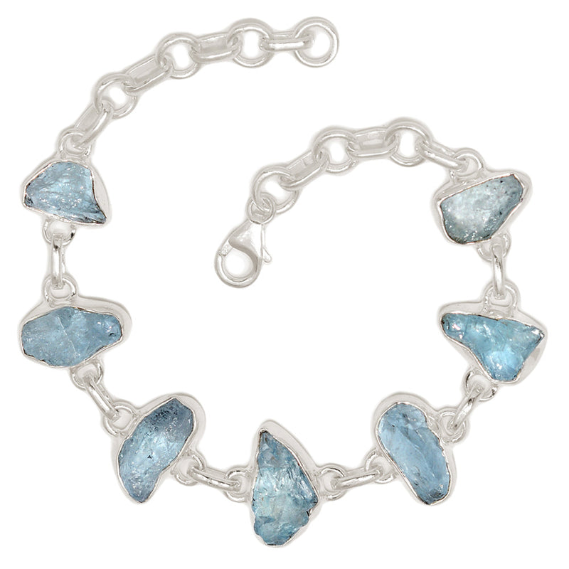 8.2" Aquamarine Rough Bracelets - AQRB85
