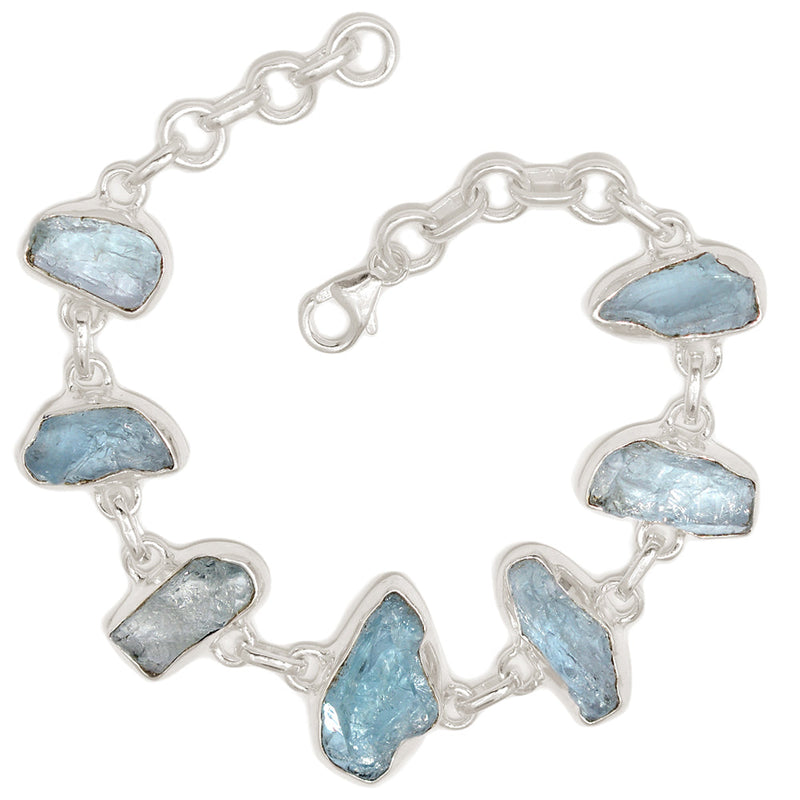 8.2" Aquamarine Rough Bracelets - AQRB86