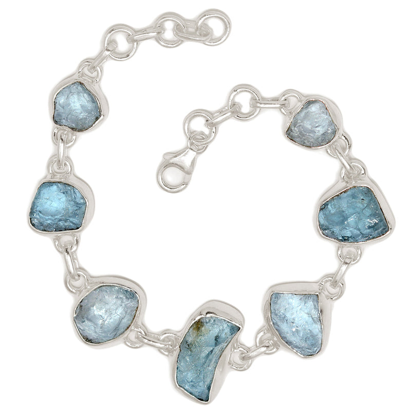 8.2" Aquamarine Rough Bracelets - AQRB88
