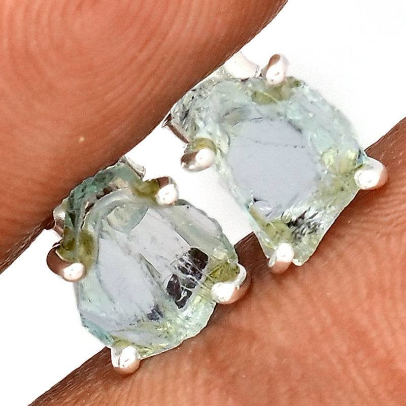 Claw - Aquamarine Rough Studs - AQRS84