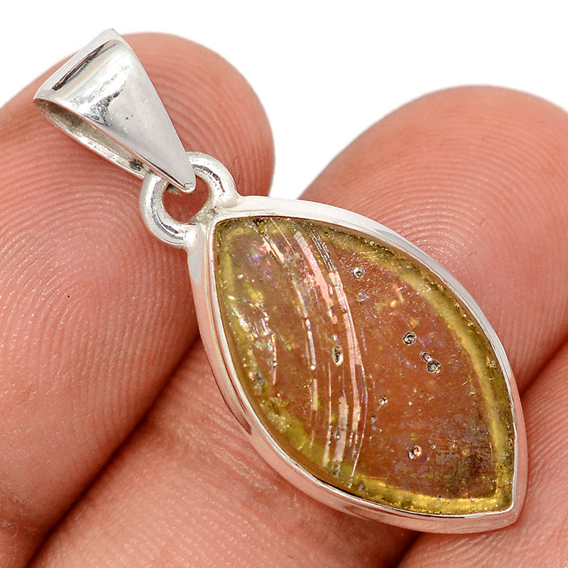 1.3" Ancient Roman Glass Pendants - ARGP355