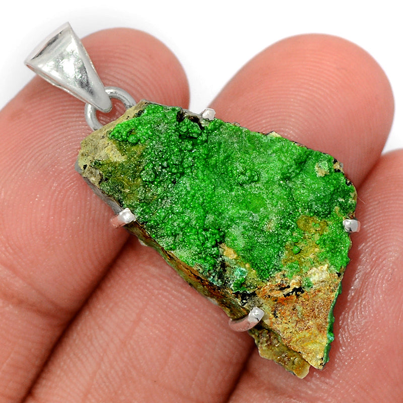 1.5" Claw - Atacamite Rough Pendants - ATMP43