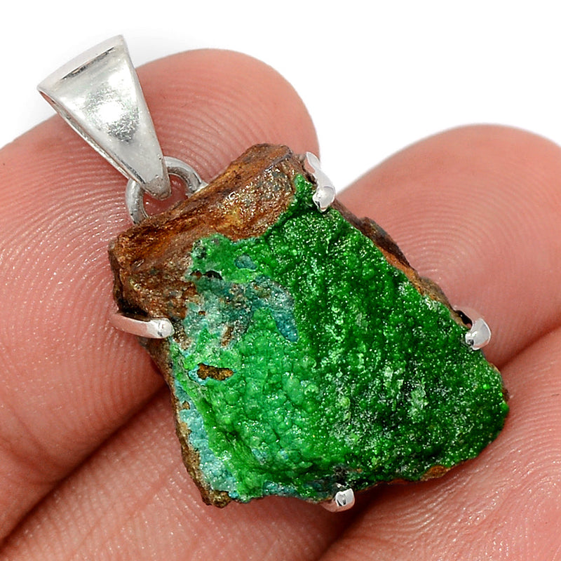 1.3" Claw - Atacamite Rough Pendants - ATMP50